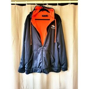 Men's Dunbrooke Navy/Orange Denver Broncos Apprentice Full-Zip Lined Hoodie 4XL